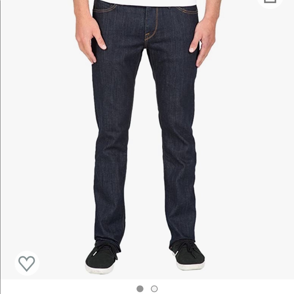 Volcom Men's Vorta Slim Fit Stretch Denim Jean